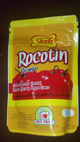 Salsa De Rocoto Peruano Picante 120g  En Colombia