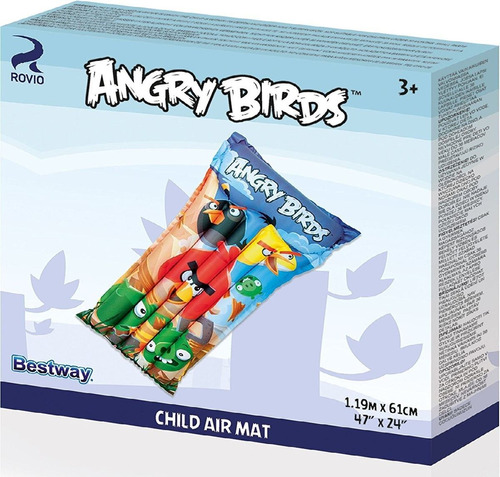 Colchoneta Inflable Angry Birds Bestway