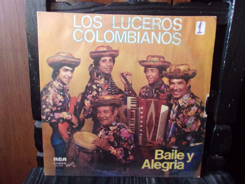 Vinilo Lp Los Luceros Colombianos Baile Y Alegria