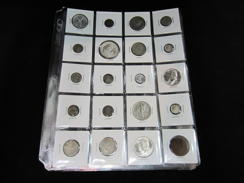 100 Cartones Cowens Para Monedas De Diferentes Tamaños