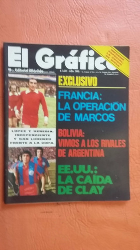 El Grafico 2791 3/4/1973 Independiente San Lorenzo Bolivia