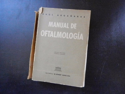 Raúl Argañaraz Manual De Oftalmología