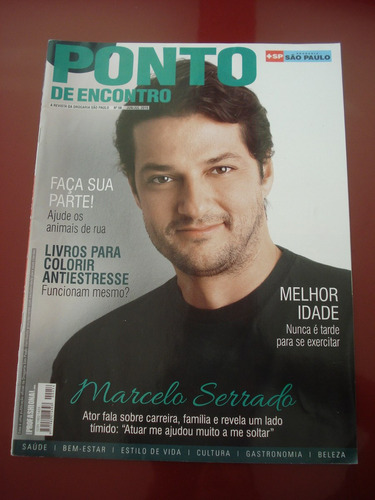 Revista Ponto De Encontro Marcelo Serrado Ano 2015 N°56