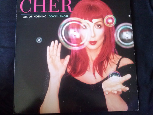 Lp Cher All Or Nothing Doble Maxi Single