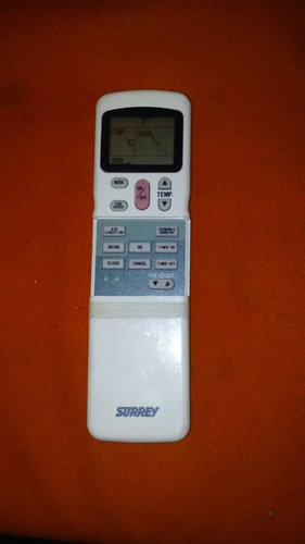 Control Remoto Aire Acondicionado Surrey Original Impecable