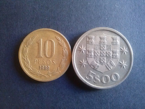 Moneda Portugal 2,50 Escudos 1975 Níquel (c24)