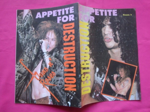 Appetite For Destruction Guns N´ Roses Letras Fotos