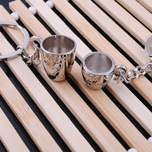 Imagen 2 de 3 de Llaveros De Tazas De Corazones Love