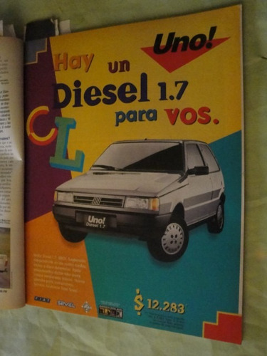 Publicidad Fiat Uno Año 1996