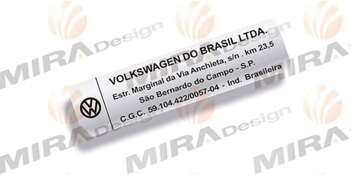 Adesivo Volkswagen Do Brasil - São Bernardo Do Campo Cofre