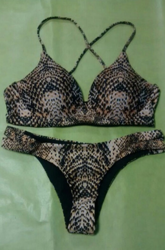 Bikini Soft Marelyn Estampado Y Vedetina 2 Tiras Andressa