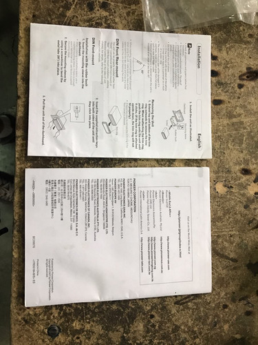 Manual De Uso E De Instalação Do Som Pioneer Deh-3050ub Orig