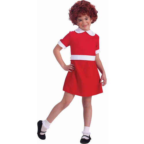 Disfraz Para Niña Little Orphan Annie Talla S (4-6)