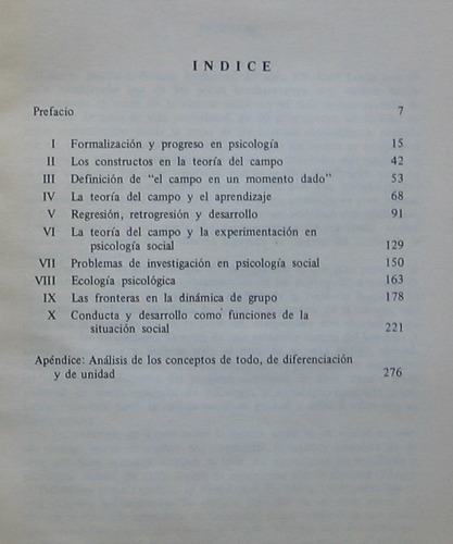 La Teoría Del Campo En La Ciencia Social - Kurt Lewin
