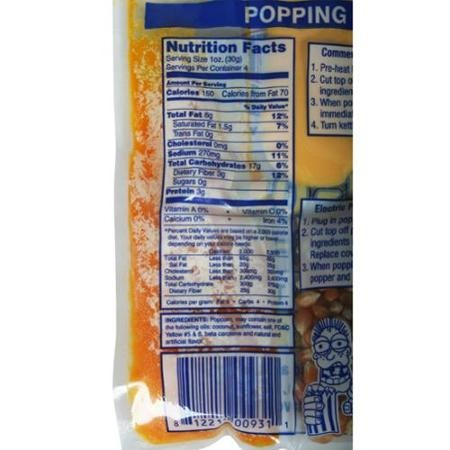 Imagen 5 de 5 de Gran Norte Popcorn 4 Onzas Premium Palomitas Parte Paquetes