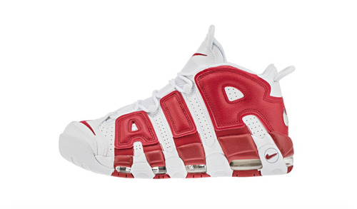 Nike Air More Uptempo Scottie Pippen Talla 6.5 Us 8.5 Rojo