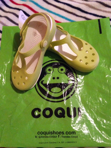 Sandalias Coqui, 100% Original, Color Verde, Nuevas | MercadoLibre