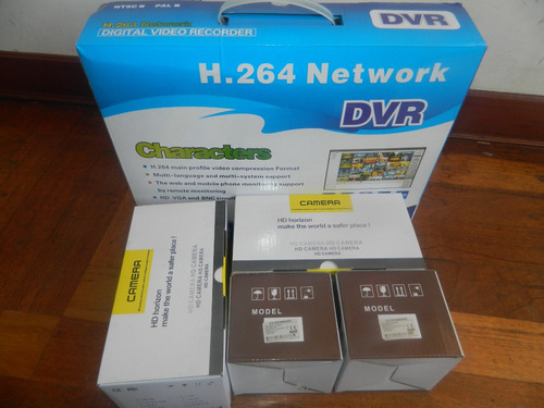 Kit Cctv Ahd Video Hd Alta Definicion 720p Dvr 4cam 450soles