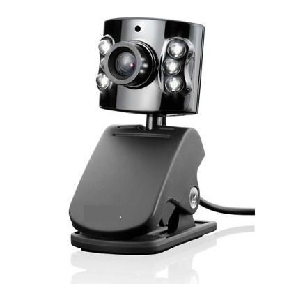 Webcam Com  Leds Microfone Visão Noturna De Ótima Qualidade