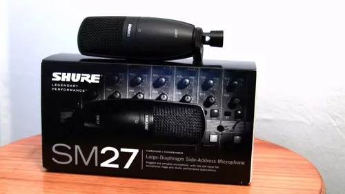 SM27 - SM27 Micrófono de condensador profesional de gran diafragma