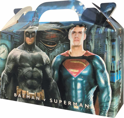 Batman Superman Bolsita Golosinera Souvenir Pack X 10 Nueva!