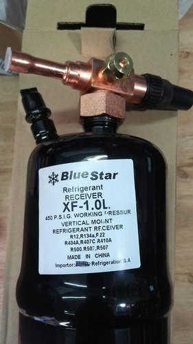 Tubo Recibidor 1 L Blue Star Refrigeracion R 22 12 404