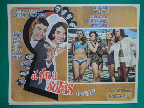 Regina Torne Sexy Bikini Al Fin A Solas Cartel De Cine