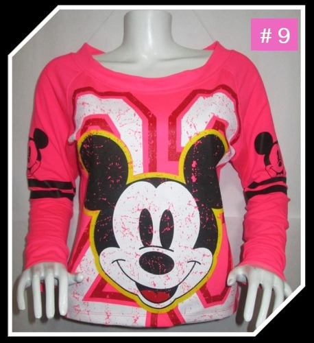 Polera Mickey Bellísima Para Mujer Regalo