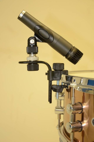 Imagem 2 de 4 de Clamp P/ Microfonar Bateria Percussão Ponteira Metal Ask B10