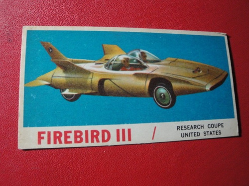 Figuritas Divertidas Autos Sport Firebird 3 Nº6