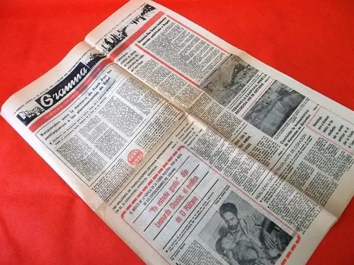 Granma Diario Cubano Original La Habana 1986 Único Excelente (Usado)