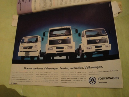 Publicidad Volkswagen Camiones Año 1998