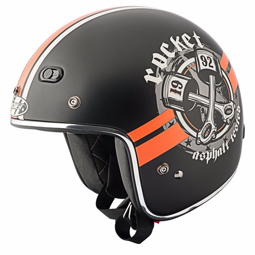 Casco Joe Rocket Rkt600 Dyno Moto Diseño Estampados Mate