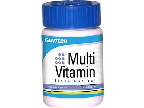 Gentech Multi Vitamin 60 Tabletas Suplemento Dietario