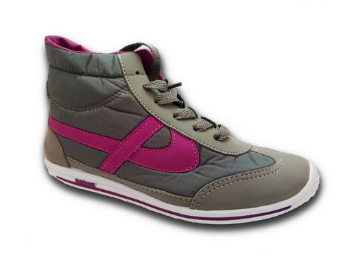 Tenis Panam Botin Gris/lila 010026-0021