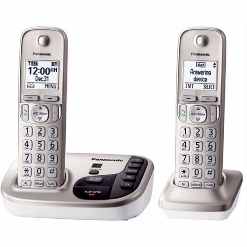 Telef.s/ Fio Panasonic Kx-tgd222n Dect 6.0 C/ 2 Handset