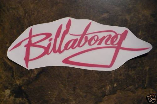 Stickers Billabong Pink Para Pegar En Auto O Camionetas