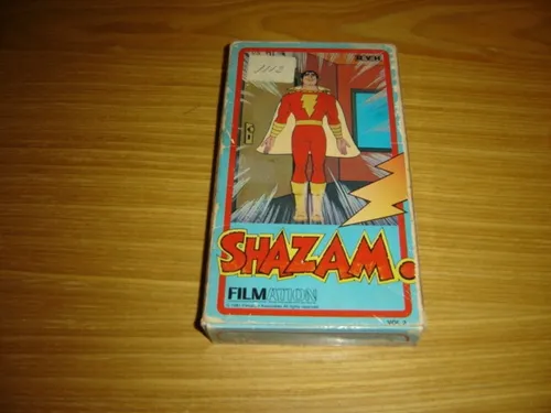 Shazam Vhs Infantil Animacion Dibujos Animados Vintage (Usado)