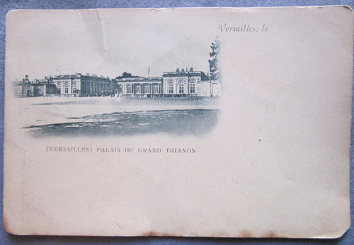 Antigua Postal Francia, Versailles -palais Du Grand Trianon