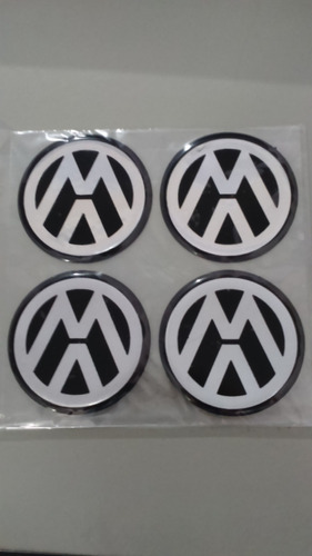 Emblema Calota Vw Resinado  48 Mm