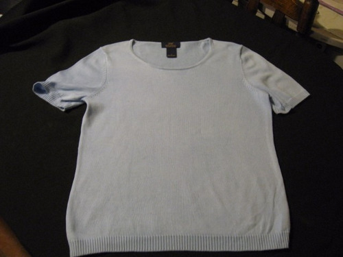 Polera De Mujer De Fino Algodon Brooks Brothers Talla S