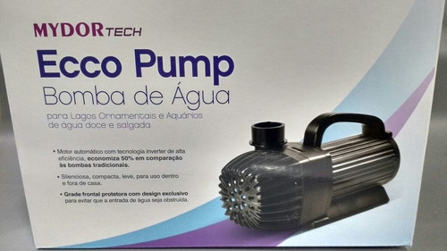 Bomba 4000lt/h 110v Aquário/lago Submersa E Externa - Mydor