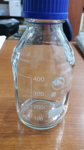 Imagen 2 de 5 de Frascos Graduados Con Tapa A Rosca Autoclavable X 1000 Ml, C