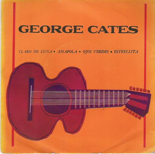 George Cates  Ep  4 Temas Promo Vinilo Arg. Ex