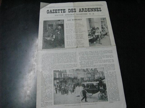 Mercurio Peruano: Periodico Gazette Des Ardennes 12-1915 L92