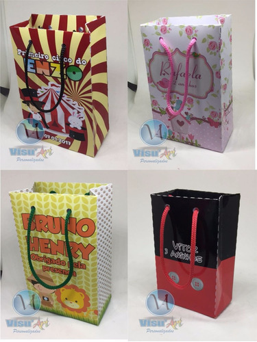 Sacolas Lembrancinhas Personalizadas Festas Infantil Anivers