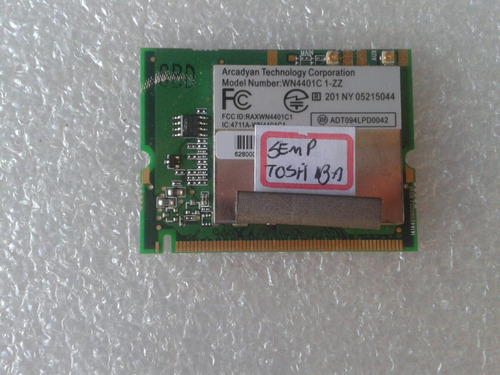 Placa Wireless Notebook Semp Toshiba Lince