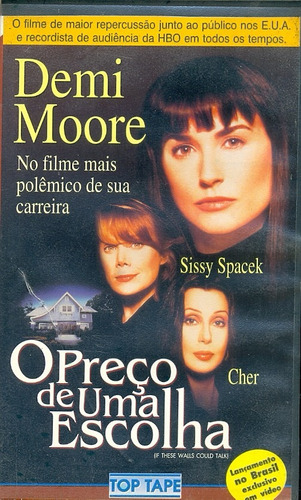 Filme Fita Vhs O Preco De Uma Escolha Demi Moore 1996 | Mercado Livre