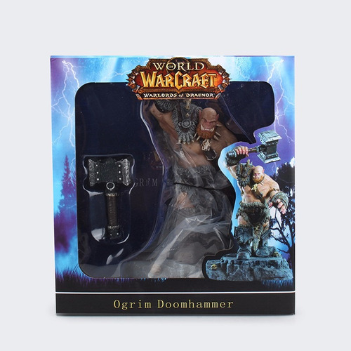 Wow World Of Warcraft Orgrim Doomhammer Figura En Caja