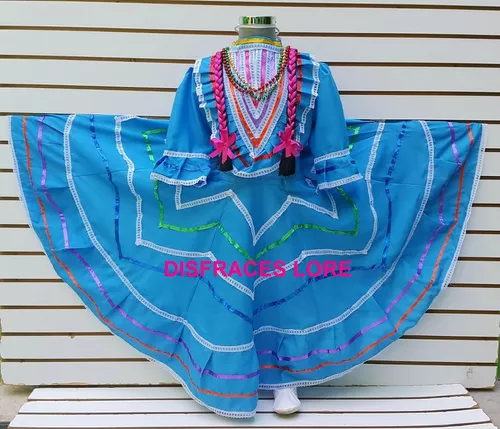Vestido Regional Jalisco Colores Disfraz Traje Niñas Niño R7 en venta en  Iztapalapa Distrito Federal por sólo $   Mexico